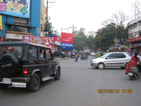 SHARANPUR ROAD RAJIV GANDHI BHAVAN SIGNAL hoarding